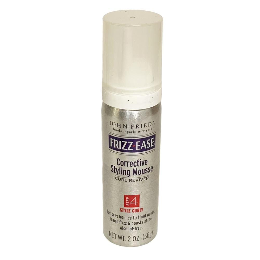 John Frieda Frizz Ease CORRECTIVE STYLING MOUSSE Step4 Curl Reviver 2 oz NEW